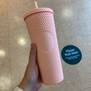 Starbucks Matte Pink Studded Tumbler